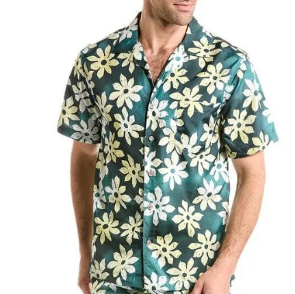 Surf & Swim Men's Authentic NWT Beachwear Waikiki Shirt